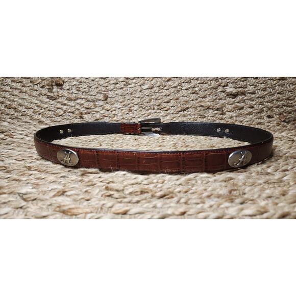 Zep-Pro Alabama Crimson Tide Men's Collegiate Croc Leather Belt Size 42 - Picture 6 of 7